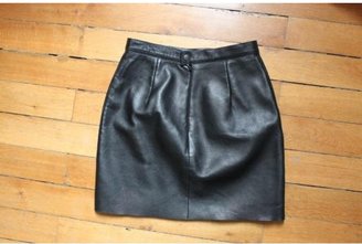 American Apparel Leather Mini-Skirt