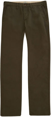 Edwin Jeans Khaki 55 Straight Leg Compact Cotton Twill Chino