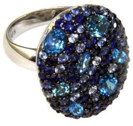 EFFY COLLECTION Sterling Silver Blue Sapphire & Topaz Ring