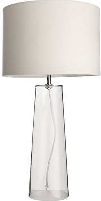 Tommie Clear Glass Table Lamp With Shade
