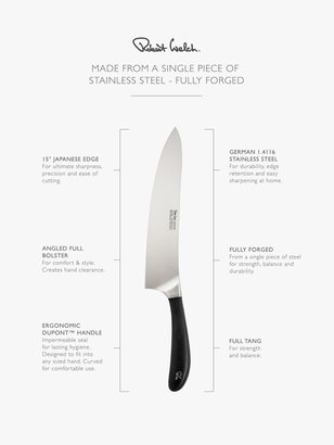 Robert Welch Signature Stainless Steel Cook's Knife, 25cm