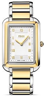Fendi Large Two Tone Classico Watch, 38mm