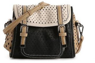POVERTY FLATS by rian Perforated Cross Body Bag