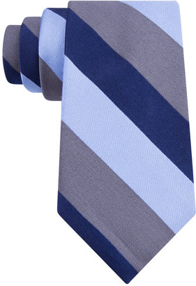 DKNY Spun Stripe Slim Tie