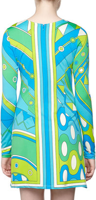 Julie Brown JB by Morgan Geometric Pattern Dress, Ocean Ave