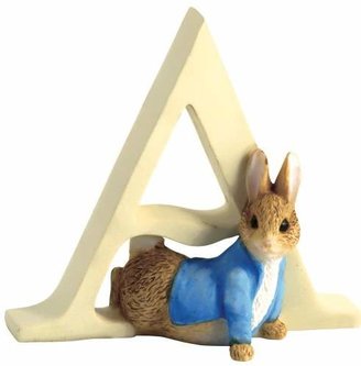 Beatrix Potter Alphabet Letter A Peter Rabbit Figurine