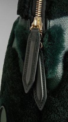 Burberry The Bloomsbury in Shearling Patchwork