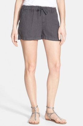Caslon Drawstring Linen Shorts (Petite)