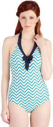 Chevron the Waves One-Piece Swimsuit
