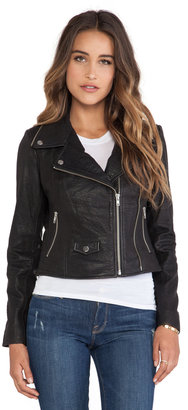 Obey Savages Leather Jacket
