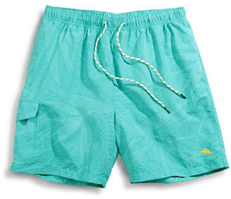 Tommy Bahama Washed Printed Swim Shorts --