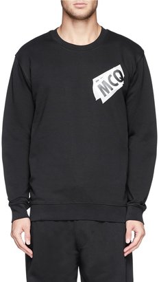 McQ Duct tape logo print sweatshirt