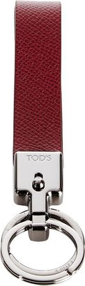 Tod's P. Chiavi Valet Parking Key Holder-Red