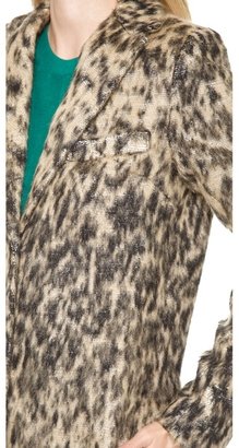 Smythe Leopard Lab Coat
