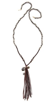 Chan Luu Beaded Tassel Necklace