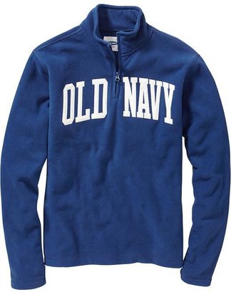 Old Navy Men's Performance Fleece Logo Half-Zip Pullovers