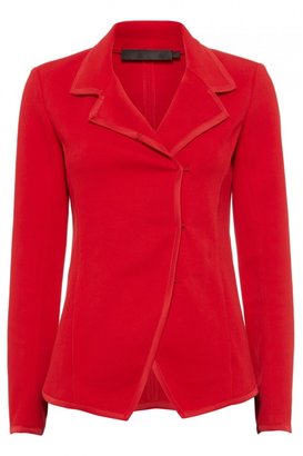 Donna Karan Cotton Blend Jersey Jacket