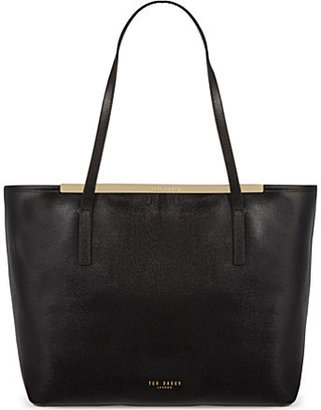 Ted Baker Isbell crosshatch shopping tote