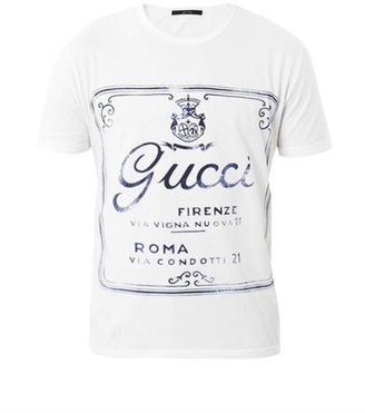 Gucci Cartiglio logo-print T-shirt
