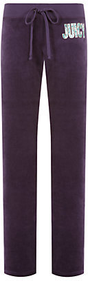 Juicy Couture Stacked Velour Track Pants