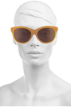 Cutler and Gross Oversized round-frame acetate sunglasses