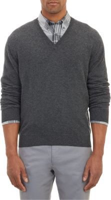 Barneys New York Cashmere V-neck Pullover Sweater