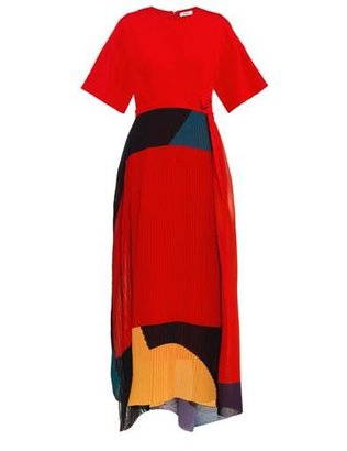 Issa Gabriella colour-block dress