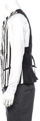 Ann Demeulemeester Striped Vest w/ Tags
