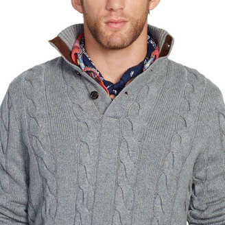 Polo Ralph Lauren Silk-Cashmere Mockneck Sweater