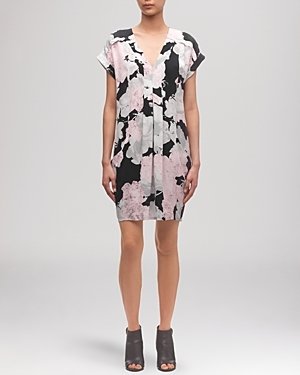 Whistles Dress - Adrianne Rosewater Print