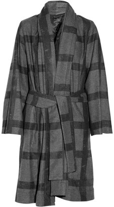 Vivienne Westwood Oversized checked wool-blend fleece coat