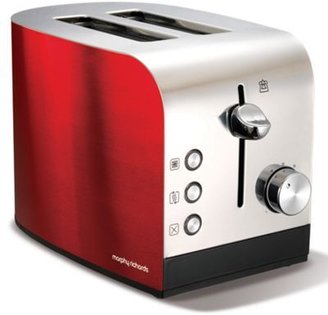 Morphy Richards red 'Accents' 44206 two slice toaster