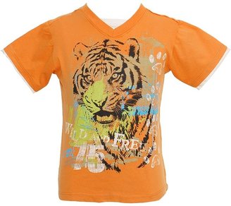 No Freestyle Revolution Boys Orange Tiger Short Sleeve T-Shirt Size 4T