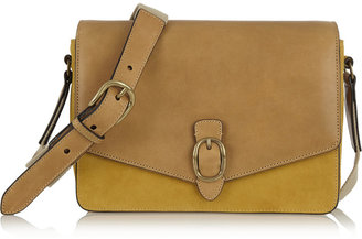 Isabel Marant Lowell leather and suede shoulder bag