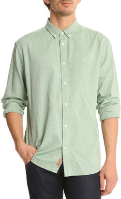 Wrangler Green Button-Down Shirt