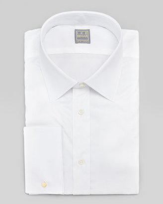 Ike Behar French-Cuff Dress Shirt, White