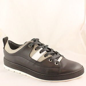 Christian Dior MENS SS12 THICK SOLE BLACK LTHR SNEAKER - Size 8