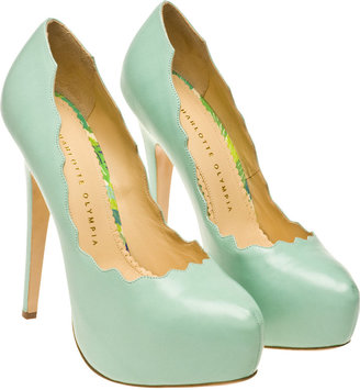Charlotte Olympia ‘Margo’ Leather Pumps with Platform