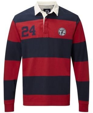 Eton Tog 24 Chilli stripe rugby shirt