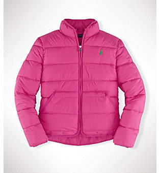 Ralph Lauren Childrenswear Girls' 7-16 Quilted Down Jacket