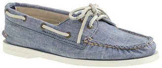Sperry for J.Crew Authentic Original 2-eye boat shoes in chambray