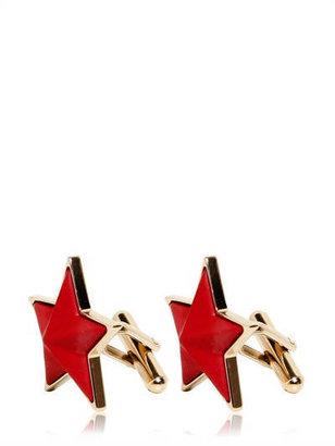 Givenchy Resin And Brass Star Cufflinks