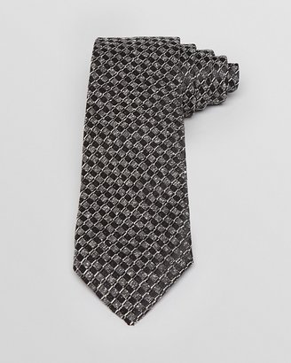 Armani Collezioni Texture Checker Classic Tie