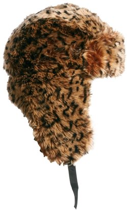 ASOS Trapper Hat in Leopard Print