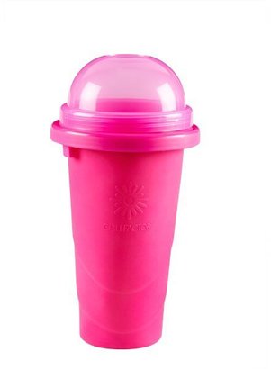 House of Fraser Chill Factor Squeeze Cup Slushy Maker Colour Blast - Pink