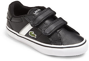 Lacoste Infant's & Toddler's Faux Leather Striped Grip-Tape Sneakers