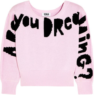 Sonia Rykiel Sonia by Are You Dreaming? intarsia cotton sweater
