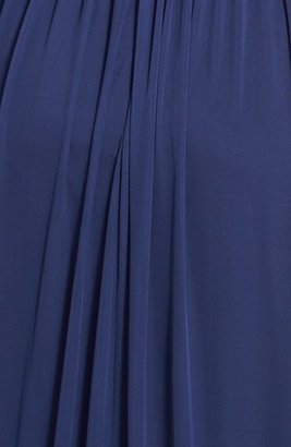 Monique Lhuillier ML  Long Sleeve Lace & Jersey Gown