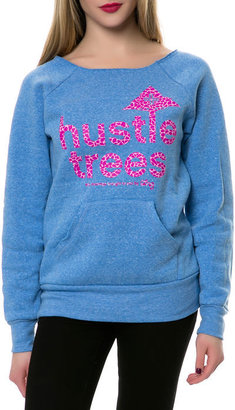 Lrg The Hustle Trees Sweatshirt in Royal Blue