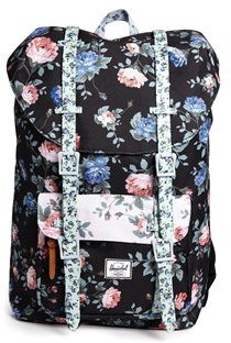 Herschel Little America Mid Backpack in Floral Print - Multi